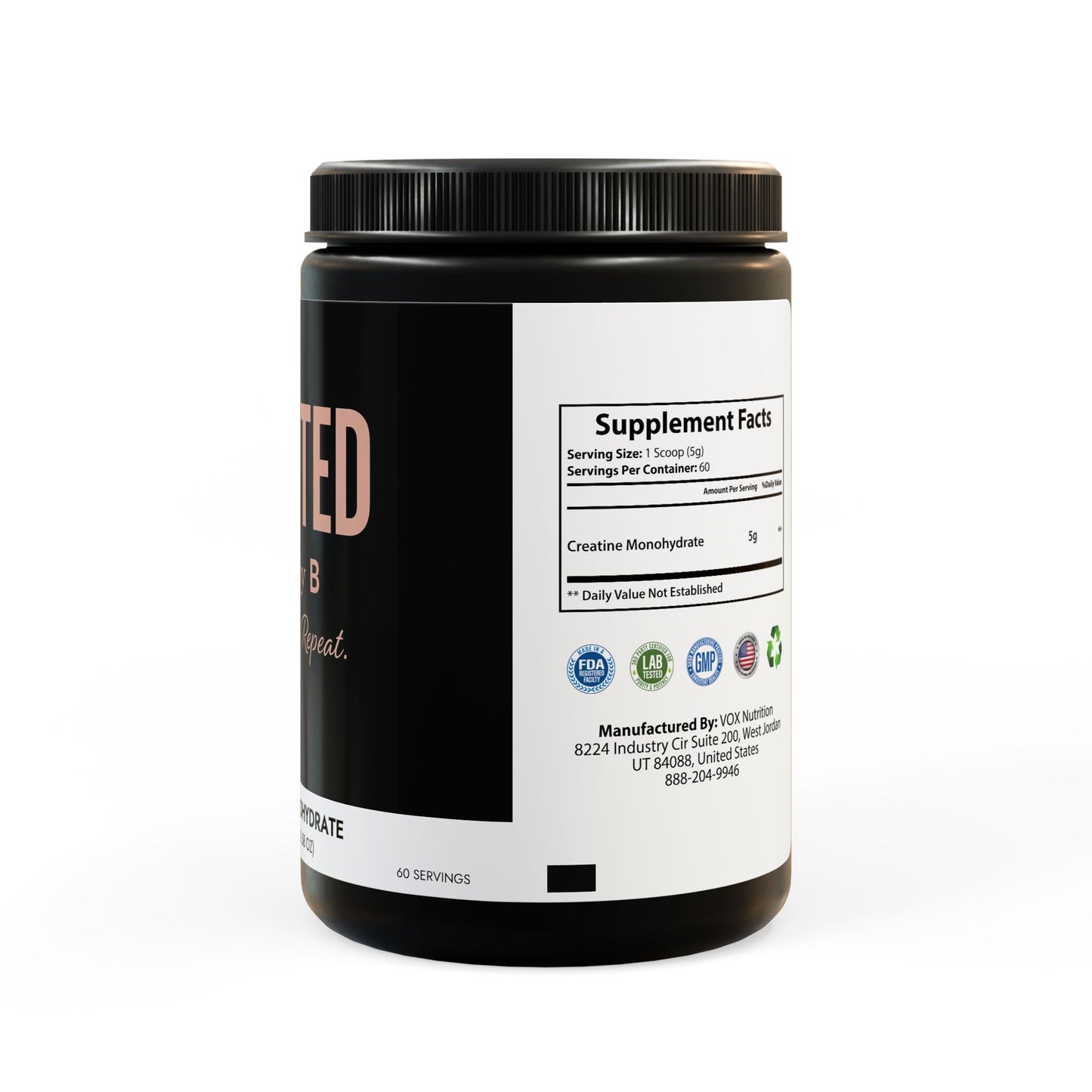 Creatine Monohydrate Supplement (300g, 10.58oz)